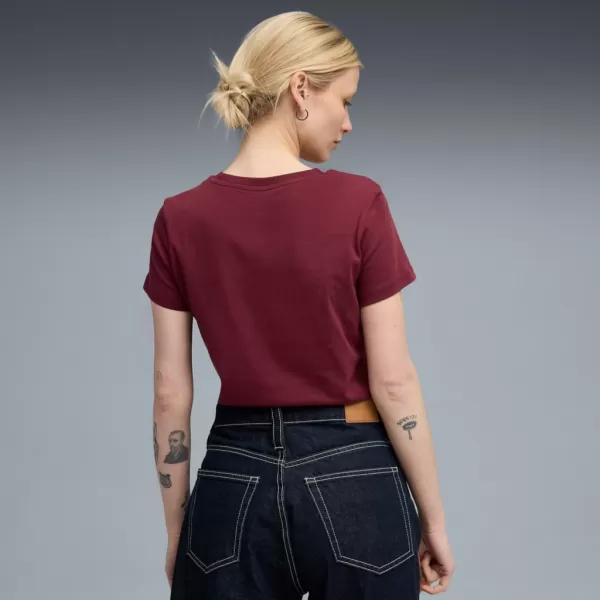  Dámské triko PUMA ESS NO. 1 LOGO TEE (S) 682371-96 ČERVENÁ 