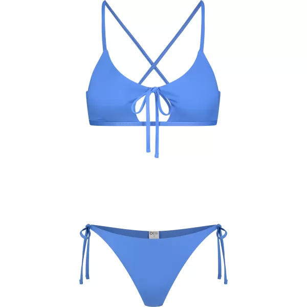  Dámské bikiny - vrchní díl NORDBLANC NBSSS8211 MODRÁ 