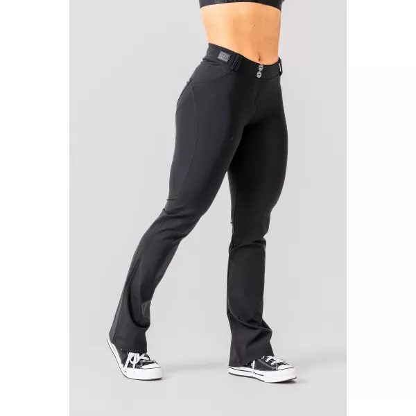  NEBBIA Flared Bubble Butt Legíny 2.0 POWER LIFT 308 BLACK 