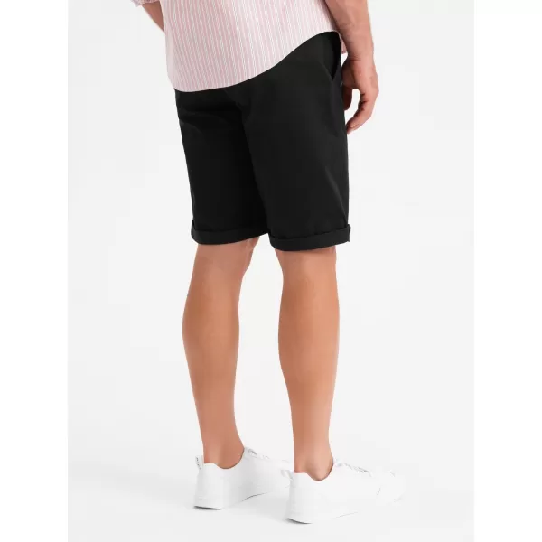  Pánské kraťasy OMBRE OM-SRCS-0197 BLACK 