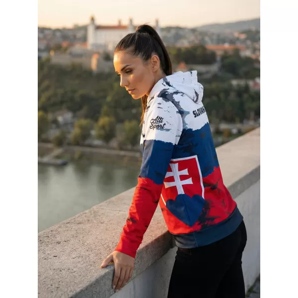  Dámská funkční mikina premium ALTISPORT VOJ/ALW036SL/MI01 SMOUHY 