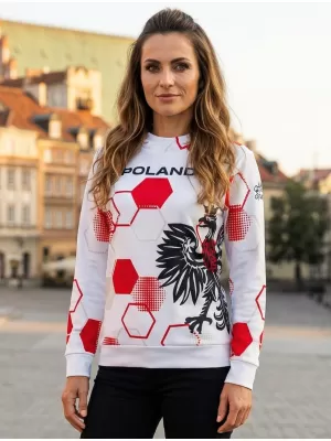Dámská funkční mikina premium ALTISPORT VOJ/ALW036PL/MI01 HEXA-WHT