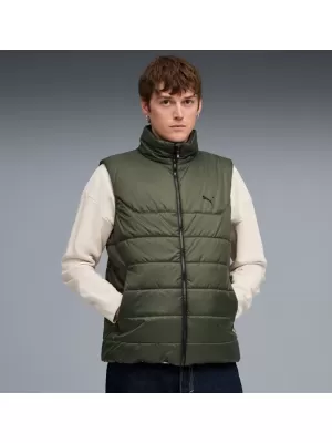 Pánská vesta PUMA ESS PADDED VEST 685209-70 ZELENÁ