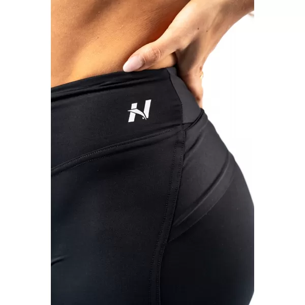  NEBBIA Tvarující legíny s V-shaped pasem STRONG BEAUTY 425 BLACK 