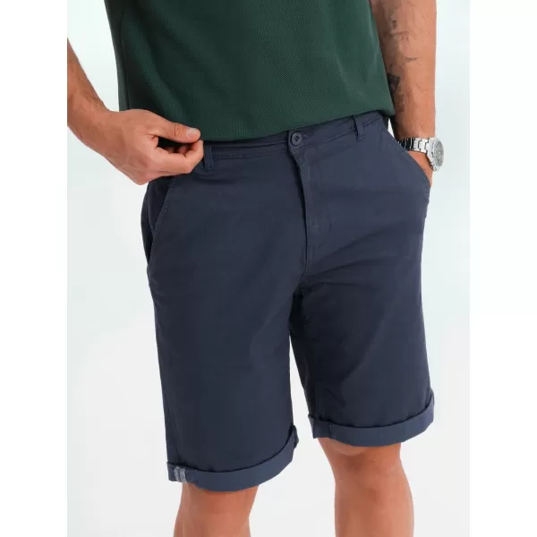  Pánské kraťasy OMBRE OM-SRCS-0197 NAVY BLUE 
