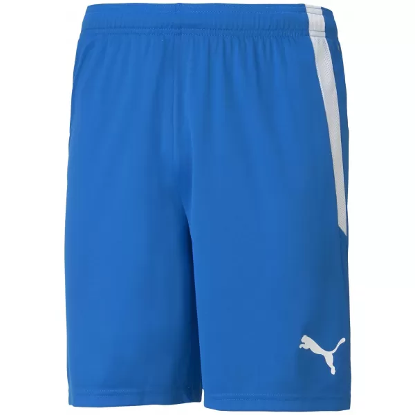  Pánské kraťasy PUMA TEAMLIGA SHORTS 704924_02 ELECTRIC BLUE LEMONADE 