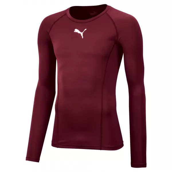  Pánské triko PUMA LIGA BASELAYER TEE LS 655920_09 CORDOVAN 