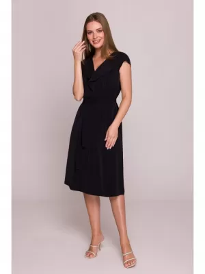 Dámské šaty STYLOVE S411 BLACK