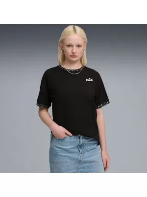 Dámské triko PUMA ESS GRAPHIC ANIMAL RELAXED TEE 688082-01 ČERNÁ