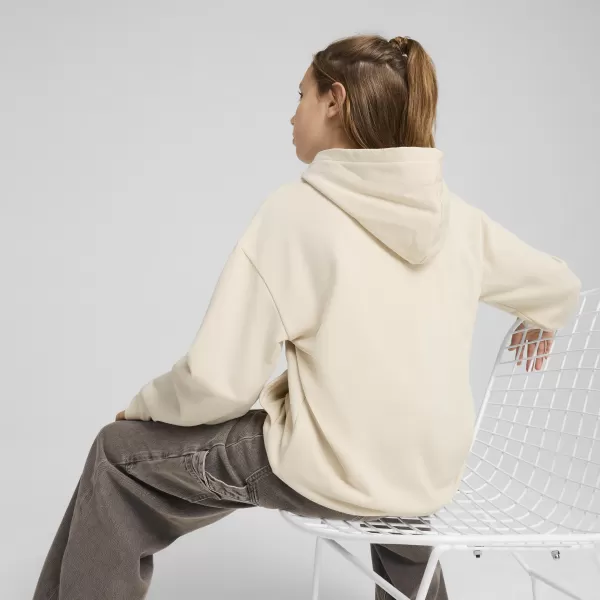  Dětská mikina PUMA FLAMING LOVE HOODIE 685109_87 ALPINE SNOW 