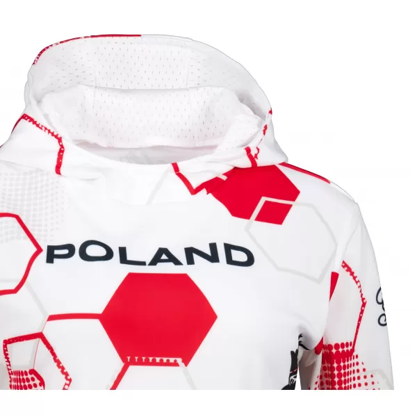  Dámská funkční mikina premium ALTISPORT VOJ/ALW036PL/MI01 HEXA-WHT 