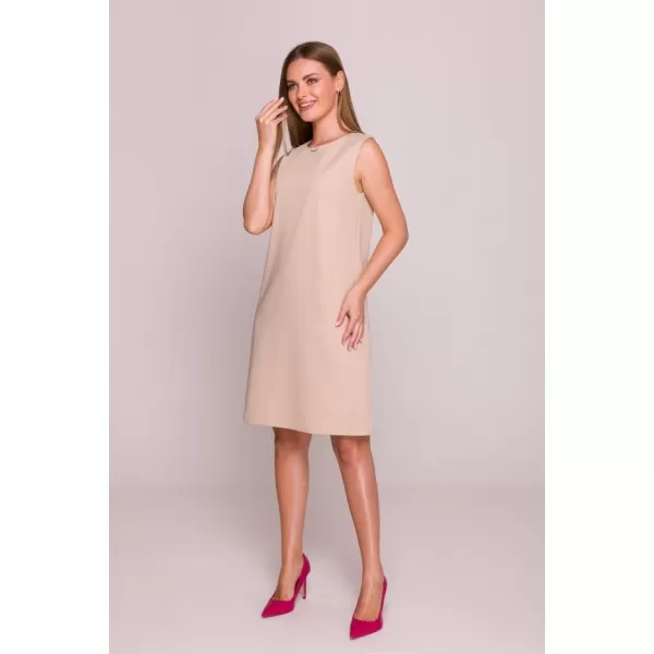  Dámské šaty STYLOVE S408 BEIGE 
