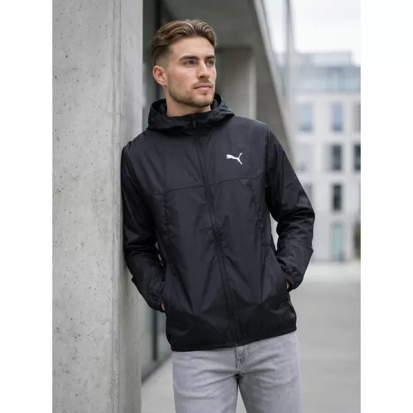  Pánská větrovka PUMA ESS REGULAR WINDBREAKER 684625-01 ČERNÁ 