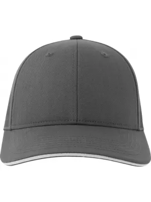 Čepice Atlantis | Liberty Sandwich-S DARK GREY/WHITE