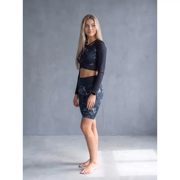 Dámský funkční crop top premium ALTISPORT VOJ/ALW110TR04 ČERNÁ 