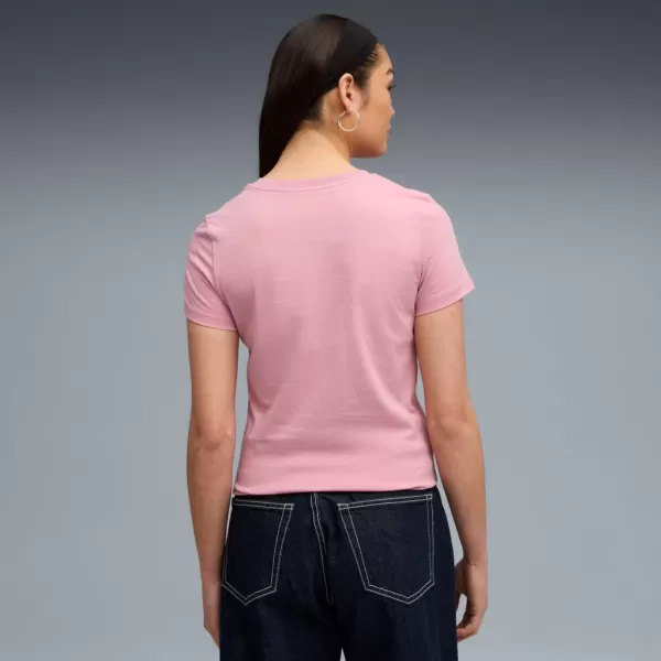  Dámské triko PUMA ESS SMALL NO. 1 LOGO TEE (S) 682373-65 RŮŽOVÁ 