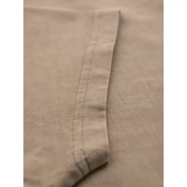  Pánské triko OMBRE OM-TSWT-0201 DARK BEIGE 