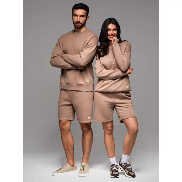  Mikina + kraťasy OMBRE Z108 BROWN 