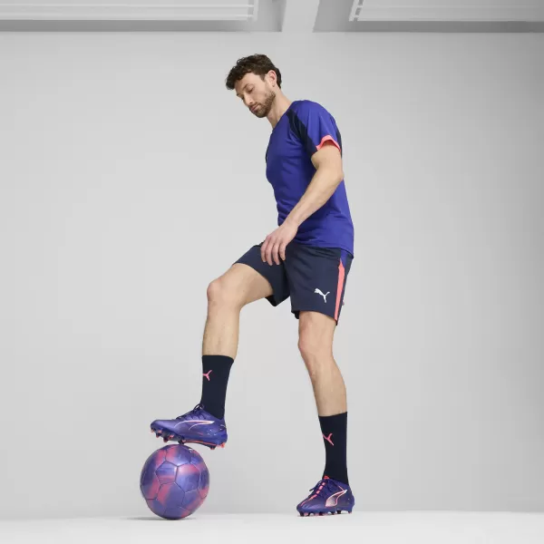  Pánské kraťasy PUMA INDIVIDUALLIGATRAININGSHORTS 659519_01 CLUB NAVY 