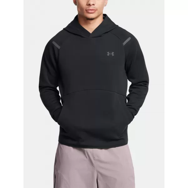  Pánská mikina UNDER ARMOUR UNSTOPPABLE FLC HD EU 1389350-001 ČERNÁ 