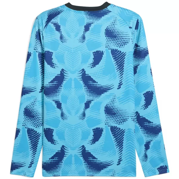  Pánský brankářský dres PUMA TEAMTARGET GK LS JERSEY 706519_02 BRIGHT AQUA / PUMA WHITE 
