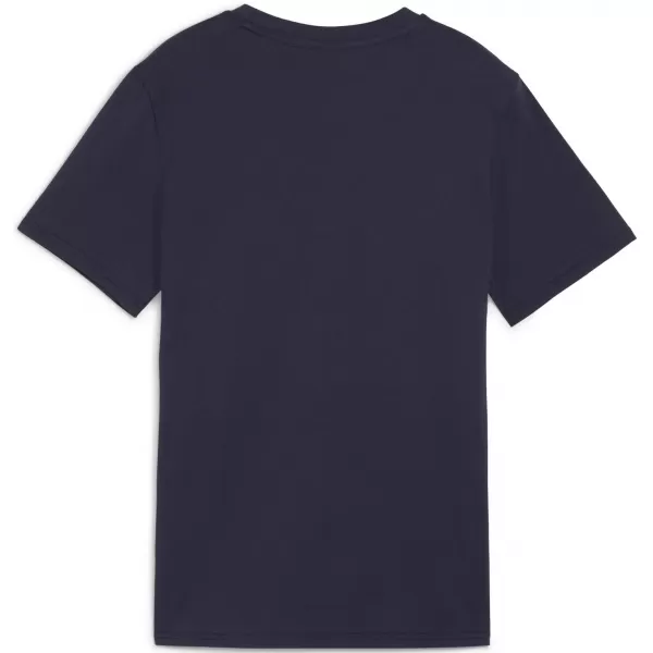  Dětské triko PUMA TEAMGOAL CASUALS TEE JR 658616_06 PUMA NAVY/PUMA WHITE 