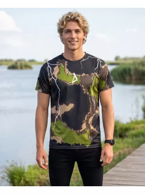Pánské funkční triko premium ALTISPORT VOJ/ALM113TR01 MILITARY