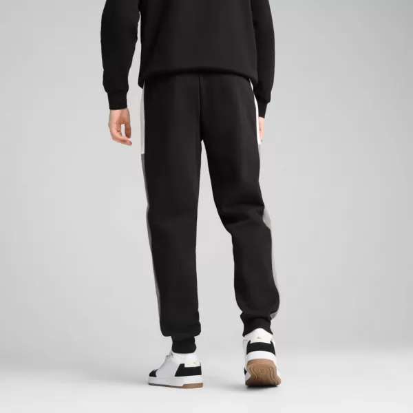  Pánské tepláky PUMA ESS BLOCK SWEATPANTS FL CL 684688-01 ČERNÁ 