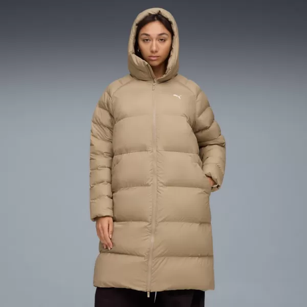  Dámský kabát PUMA MONO HOODED PARKA 688384-55 BÉŽOVÁ 