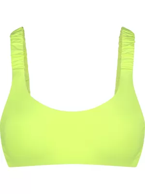 Dámské bikiny - vrchní díl NORDBLANC NBSSS8209 BEZPEČNĚ ŽLUTÁ