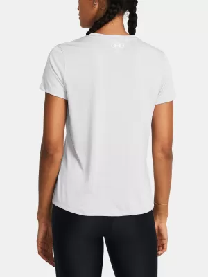 Dámské triko UNDER ARMOUR TECH SSV- TWIST 1384227-014 ŠEDÁ