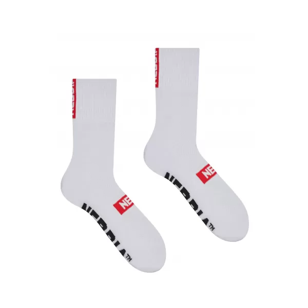  NEBBIA EXTRA MILE” crew ponožky 103 WHITE 
