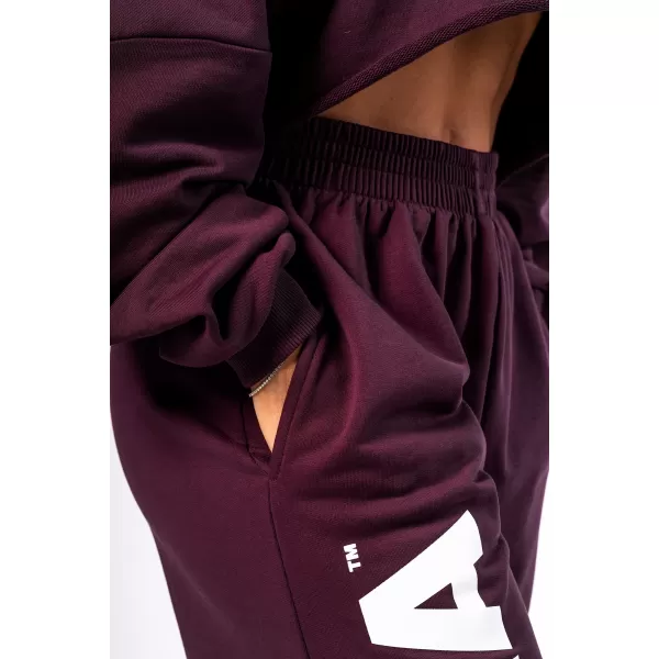  NEBBIA Volné baggy tepláky BOYFRIEND STYLE 432 DARK RED 