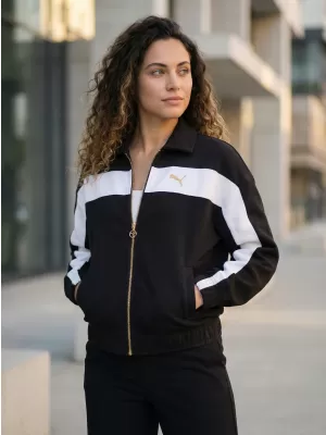 Dámská bunda PUMA T7 RELAXED TRACK JACKET 632137-01 ČERNÁ