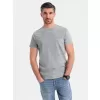 Pánské triko OMBRE OM-TSWT-0201 GRAY