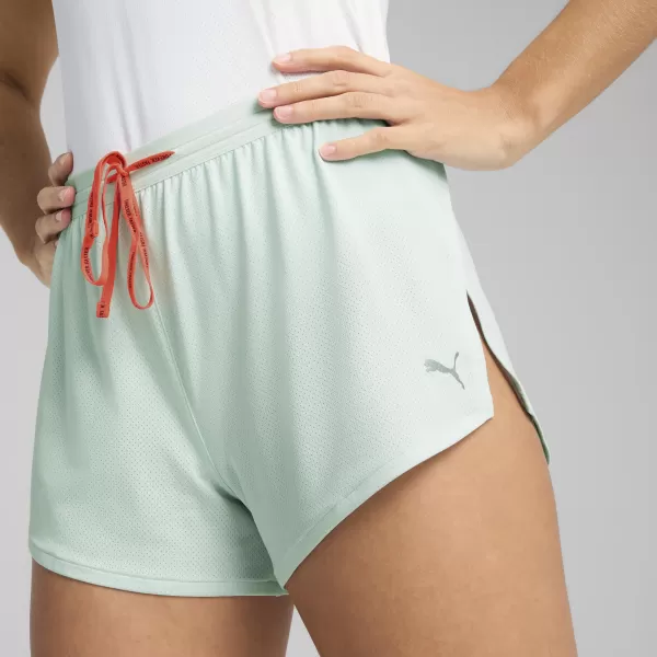  Dámské kraťasy PUMA EVRYDAY KNIT 3 SPLT SHRT ?W 526664_50 PEACEFUL BLUE 