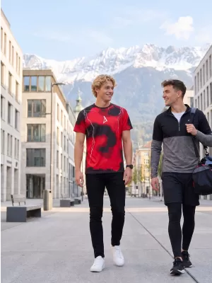 Pánské funkční triko premium ALTISPORT VOJ/ALM113TR01 ČERVENÁ