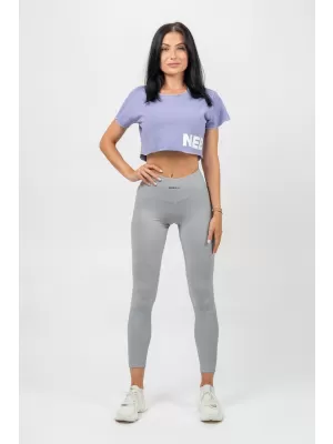 NEBBIA Crop top tričko POWERHOUSE 279 LIGHT PURPLE