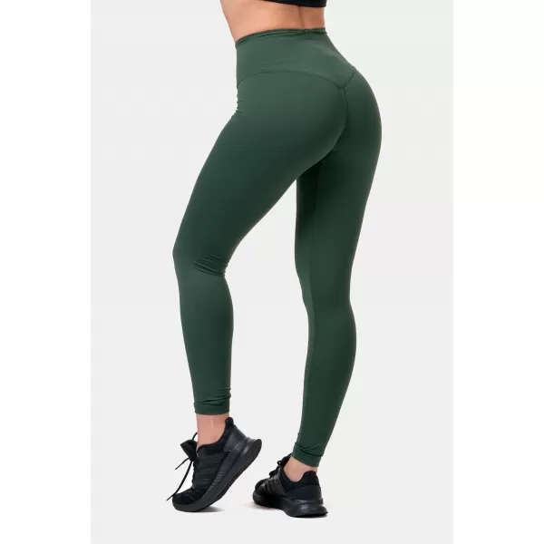  NEBBIA Classic HERO legíny s vysokým pasem 570 DARK GREEN 
