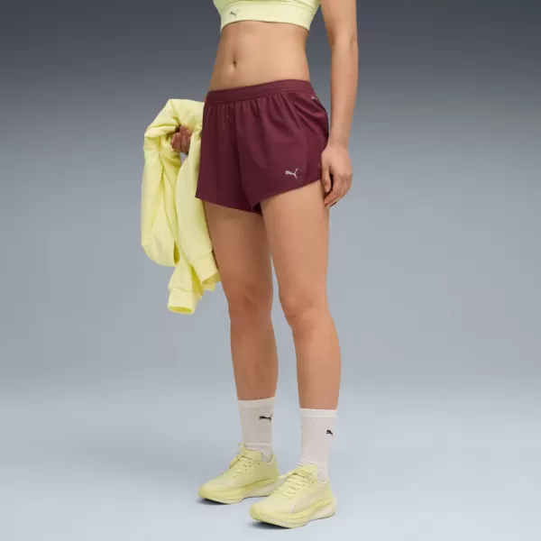  Dámské kraťasy PUMA W RUN VELOCITY 3 SHORT 526585-96 ČERVENÁ 