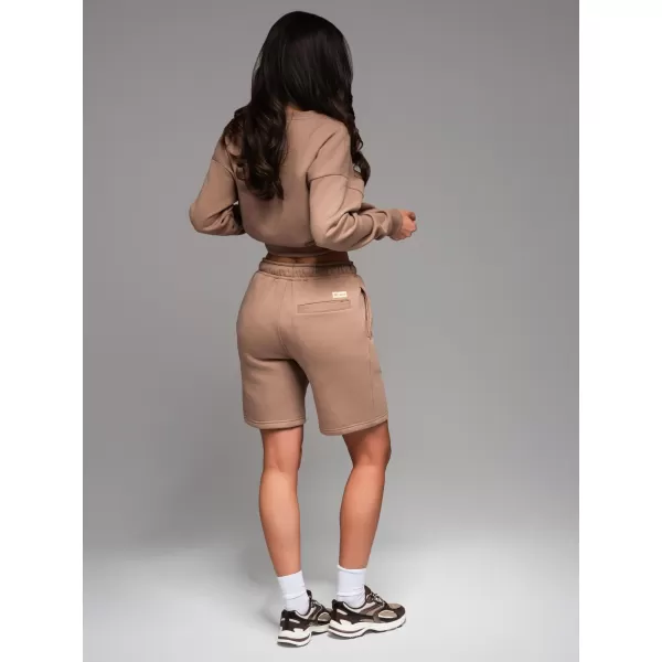  Mikina + kraťasy OMBRE Z108 BROWN 