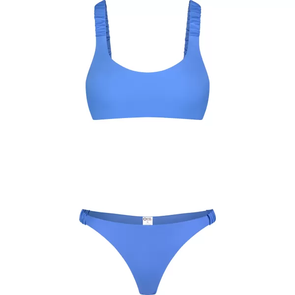  Dámské bikiny - spodní díl NORDBLANC NBSSS8239 MODRÁ 