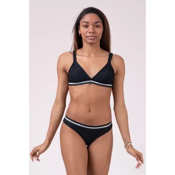  NEBBIA Mesh Me trojuholníková podprsenka 541 BLACK 