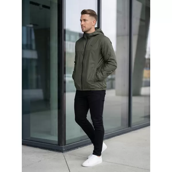  Pánská větrovka PUMA ESS REGULAR WINDBREAKER 684625-70 ZELENÁ 