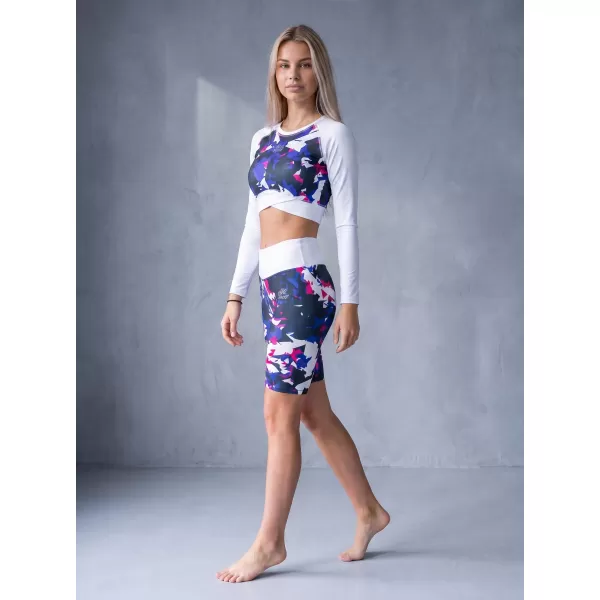  Dámský funkční crop top premium ALTISPORT VOJ/ALW110TR04 FIALOVOBÍLÁ 
