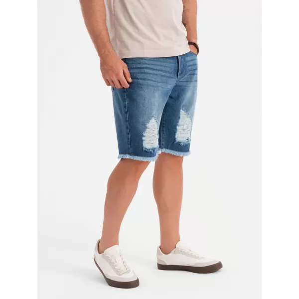  Pánské kraťasy OMBRE OM-SRDS-0157 BLUE 