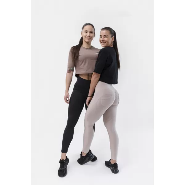  NEBBIA Lifting Effect Bubble Butt legíny s vysokým pasem 587 CREAM 