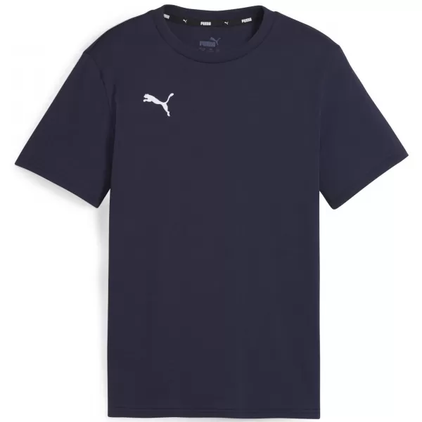  Dětské triko PUMA TEAMGOAL CASUALS TEE JR 658616_06 PUMA NAVY/PUMA WHITE 