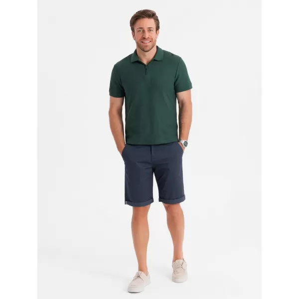  Pánské kraťasy OMBRE OM-SRCS-0197 NAVY BLUE 