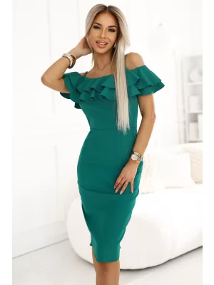 Dámské šaty NUMOCO CARMEN 599-2 KHAKI